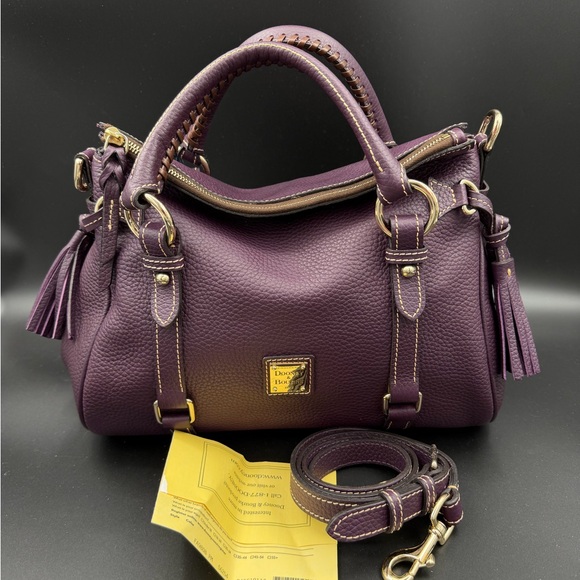 Rare Dooney And Bourke satchel PLUM - Picture 4 of 11